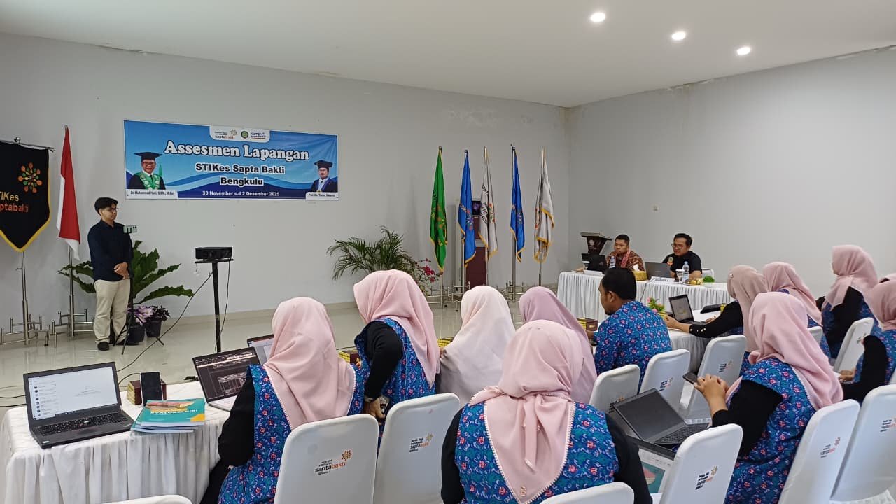 Tingkatkan Mutu Pendidikan, STIKes Sapta Bakti Bengkulu Gelar Asesmen Lapangan Reakreditasi